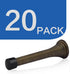 HOMOTEK 20 Pack Spring Door Stopper with Rubber Bumper, 3-1/8" Flexible Spring Heavy Duty Wall Door Stop for Home