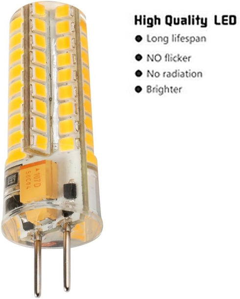 GY6.35 LED, led Halogen Replacement 5W Bi-pin Base 12V AC/DC 2700K Warm White,led Landscape Light Bulbs 50W Replacement 5Pack (5) by Ukey U
