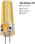 GY6.35 LED, led Halogen Replacement 5W Bi-pin Base 12V AC/DC 2700K Warm White,led Landscape Light Bulbs 50W Replacement 5Pack (5) by Ukey U
