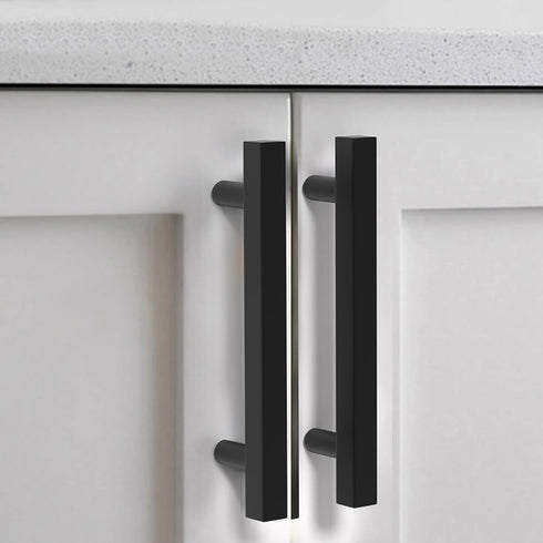 GUUDDAY Drawer Pulls Aluminum Alloy Dressers Knob Cupboard Handle Square Furniture Handle Simple Bedside Cabinet Pull