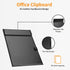 KINGFOM PU Leather Hardboard Clipboard, Magnetic Clip A4 Letter Size with Pen Holder for Nurses, Students, Teacher