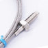 Twidec/2Pcs 1/4" Screw Probe Temperature Sensor K Type Thermocouple, 2 Meters Cable, Temperature Range: 0-600°C
