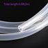 DMiotech 1/4" ID 5/16" OD 6.6 Feet Clear Silicone Tube for Water & Air Pump Applications