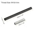 MECCANIXITY 7.87" 4 Set Threaded Extension Rod, Lamp Pipe with Connector Light Fixture Parts for Pendant Light Island