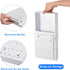 uxcell Under Desk Drawer, 1Pcs - Plastic Self-Adhesive Storage Organizer, Slide Out Stationery for Office Home, White