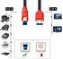 3.0 1.5Ft, (0.5M/1.5Ft) Tan QY USB Cable A Male to B Male Type A to B Male Compatible with Hard Disk