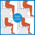 REWEE Set ABS Handheld Bidet Sprayer for Toilet, Chrome Plate Plastic Bidet Attachment for Toilet,Cloth Diaper Bidet
