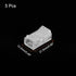 MECCANIXITY LED Strip Connector 4 Pin, 8mm LED Connectors for Strip Lights, RGB Unwired Clips for Strip Light Gapless Track Lighting Connector, Pack of 5 by MECCANIXITY