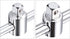 uxcell 1/4" and 3/8" Drive Sliding Wrench, Breaker Bar T-Handle Socket Hand Tool, 2pcs