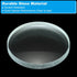 PATIKIL 3 Pack Double Concave Lens, 6" Focal Length, 50mm Diameter, 6mm Height Glass for Physics Experiment, Clear