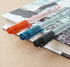 czxwyst 8761 Basic Liner Gel Ink Pens, 0.5mm Fine Point (Blue-Black Color 12-Pack)