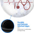 Nurse Doctor Heart Stethoscope Marble Mouse Pad, Stitched Edge with Non-Slip Rubber Base, Gaming Mat for Computer Laptop