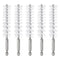 5Pcs Nylon Bore Brush 19mm Dia Cleaning Twisted Wire Brush with Handle, 1/4 Inch Hex Shank