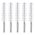 5Pcs Nylon Bore Brush 19mm Dia Cleaning Twisted Wire Brush with Handle, 1/4 Inch Hex Shank
