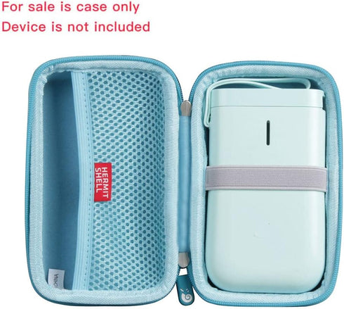 Hermitshell Travel Case for NIIMBOT D11 Label Maker Machine (Light Blue)