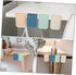 8pcs HOMSFOU Hanging Storage Boxes Desk Organizers Rolling Cart Office Pencil Storage Hanging Cup Holders Categorize