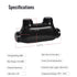 5 Pcs Insulated In-line Splice Connector Wire Connectors Multi Cable Connector, 2 Ports 2/0-6AWG Wire Range Pre-Filled