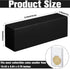 Wenqik 6 Pcs Plastic Coin Storage Box Case with 20 Slab Holders, Coin Collection Container for Home Office (Black)