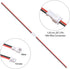 LYJEE 2 Pin Connector, 30 Pairs Mini Wire Connectors, 1.25 mm JST Micro Electrical Male and Female Plug with Wire