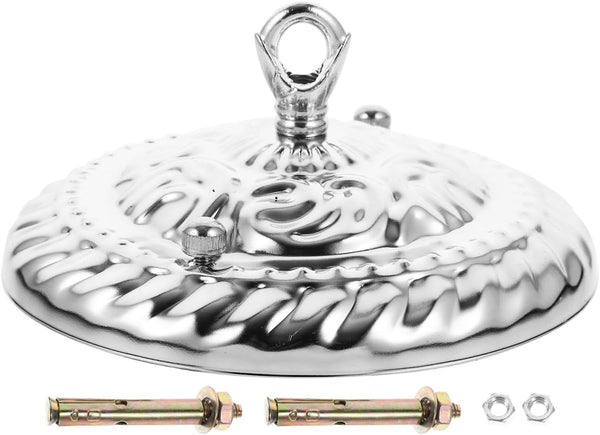 5.9 Inch Chandelier Mounting Kit, Heavy Duty Iron Ceiling Canopy Plate with