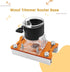 Base,2 1 Closet Wood Router in Invisible Fastener Slotting Bracket, Compact Wood Palm Router Base Router Slotting