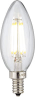 6 E12 Bulb,dimmable (60W 2700K Watt LED Filament Candelabra Light Incandescent Replacement) Warm White Chandelier