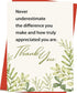 OJsensai Comfort Thank You New Card, Appreciation Card for Coworker Boss Staff