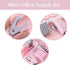 Mini Office Supply Kit Portable Case with Scissors, Mini Stapler, Tape Dispenser, Hole Puncher, Staples