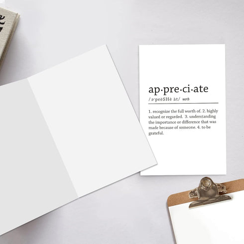 Charming Appreciation Greeting Card - Perfect Thank You Card for Any Occasion