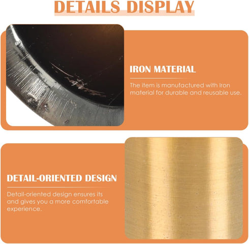 10Pcs Flanging Sleeve for Crystal Chandelier Accessories Lamp Base Sleeve for European Retro Chandeliers Heat Resistant