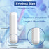 ONiLAB 32PCS Magnetic Stirrer Mixer Stir Bars, 8 * 30mm, White Color, Laboratory Magnetic Stir Bar Set