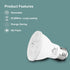 Par20 LED Bulbs 3000K Warm White Dimmable Flood, 7W (50W Halogen Equivalent), E26 40 Degree Spot Light, 4-Pack