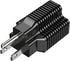 15 Amp Household AC Plug to 20 Amp Adapter, Nema 5-15P to 5-20R,5-15P to 6-15R,5-15P to 6-20R,T-Blade 20 Amp to 15 Amp Plug Adapter Converter, 15A 125V to 20A 250V Adapter