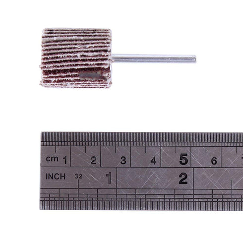 AUTOTOOLHOME 20PCS Abrasive Flap Wheel Sander 80 Grit 1/8" Shank Diameter for Grinding and Polishing