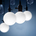 Ipetboom 3.1 Inch G9 Bulb, Frosted White Glass Globe for Light Fixtures - Round Replacement Shade Cover with Standard