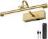 Aipsun 11.8" Brass Picture Lights for Wall Rechargeable,10000mAh Battery Operated Art Light