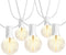 SUNTHIN Outdoor White String Lights, 27FT with 14 G40 Shatterproof LED Bulbs, Waterproof Hanging Lights for Yard