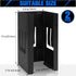 2 Pack Magnetic Glove Dispenser - Heavy Duty Wall Mount & Fridge Organizer for Gloves, Paper Towels, Wipes - Tool-Free