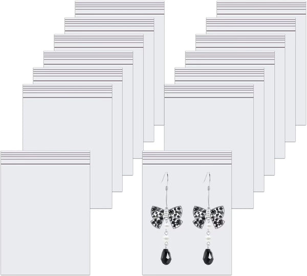 Clear Plastic Jewelry Zip Bags, 200pcs 2" x 2" Small Resealable Zipper Bags for Jewelry, Craft Beads, Samples