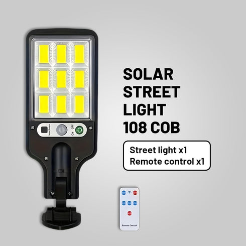 PLMOKJD IP65, Commercial Yard(4) Solar Street Lights Outdoor, Solar Lights Outdoor Wide Angle Solar Flood Lights Motion