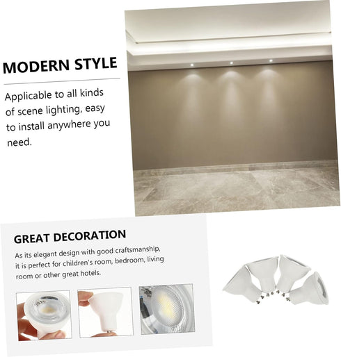 4Pcs gu10 Spotlight wall sconces Light lamp wall Mounted Reading Light Ceiling spot Accent Light rotatable Adjustable