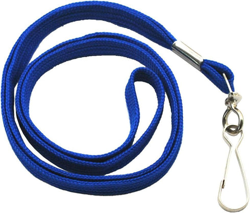 Bird Fiy Bulk Lanyard, 32" Flat Lanyards with Swivel Hook Attachment (Blue)