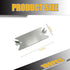 FUBEDY 1.5 2.5 Inch (2.5in-100pcs) Nail Plates for Wood Studs, x Sharp Pointed Prongs, Cable Wire Protector Plate