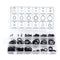 225pcs/18 Sizes Rubber O Ring Kit, Washer Seals Gasket Assortment Set for Car Auto Vehicle Repair with Case
