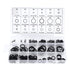 225pcs/18 Sizes Rubber O Ring Kit, Washer Seals Gasket Assortment Set for Car Auto Vehicle Repair with Case