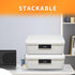 Lockable Storage Container Bin, 4.2 Gallon Capacity Organizer Box with Combination Lock, Heavy Duty Plastic Trunk