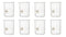 500ml Labnique Borosilicate 3.3 Glass Griffin Beaker, Low Form with Printed Graduation, Double Boxed (Pack of 8)