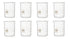 500ml Labnique Borosilicate 3.3 Glass Griffin Beaker, Low Form with Printed Graduation, Double Boxed (Pack of 8)