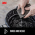 3M 2-5/8 3-3/4 (9095DC-NA) Drywall Sanding Sponge, Fine/Medium Grits, Dual Grit Block, Medium Grit to Remove, Fine Grit