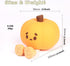 Adorable Rechargeable Pumpkin Night Light for Kids' Nursery - Soft Silicone Bedside Lamp